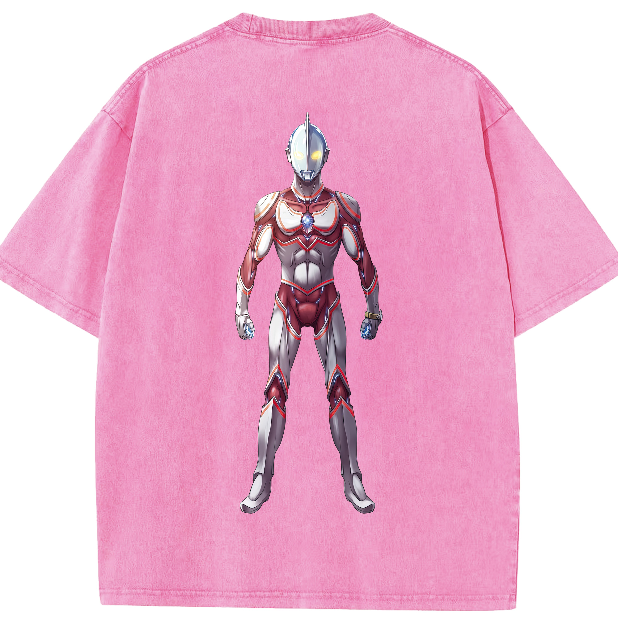（画像用） ウルトラマン Ultraman 綿100% ヴィンテージ風 半袖Tシャツ（背面プリント）